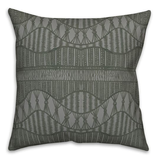 Lace Pattern Throw Pillow